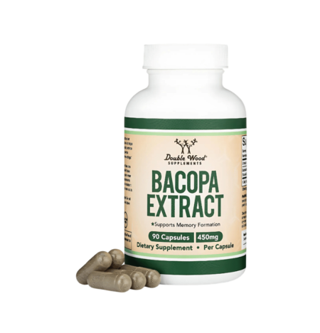 Double Wood Bacopa Monnieri Brahmi 450mg 90 Kapslar