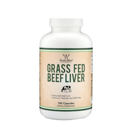 Double Wood Grass Fed Beef Liver 500mg 180 Kapslar