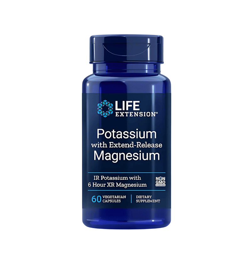 Life Extension Potassium & Magnesium 60 Kapslar