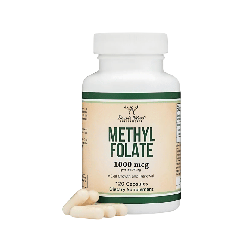 Double Wood Methylfolate 1000mcg 120 Kapslar