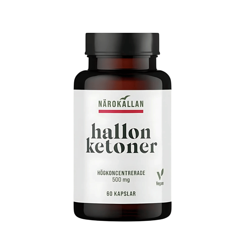 Närokällan Hallonketoner 500mg 60 Kapslar