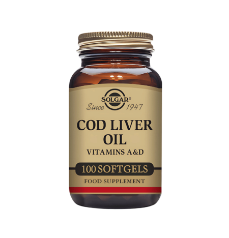 Solgar Cod Liver Oil 462mg 100 Kapslar