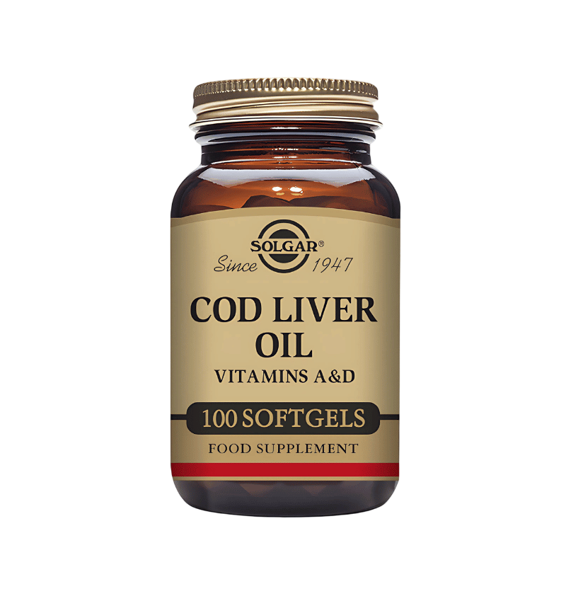 Solgar Cod Liver Oil 462mg 100 Kapslar