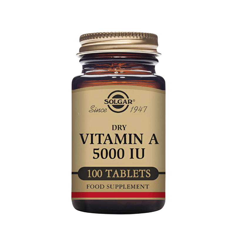 Solgar Dry Vitamin A 5000IU 100 Tabletter