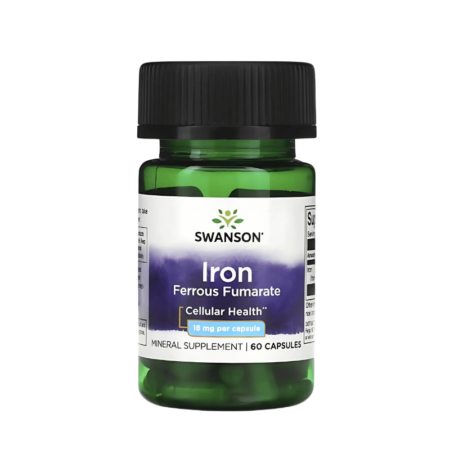 Swanson Iron Ferrous Fumarate 18mg 60 Kapslar