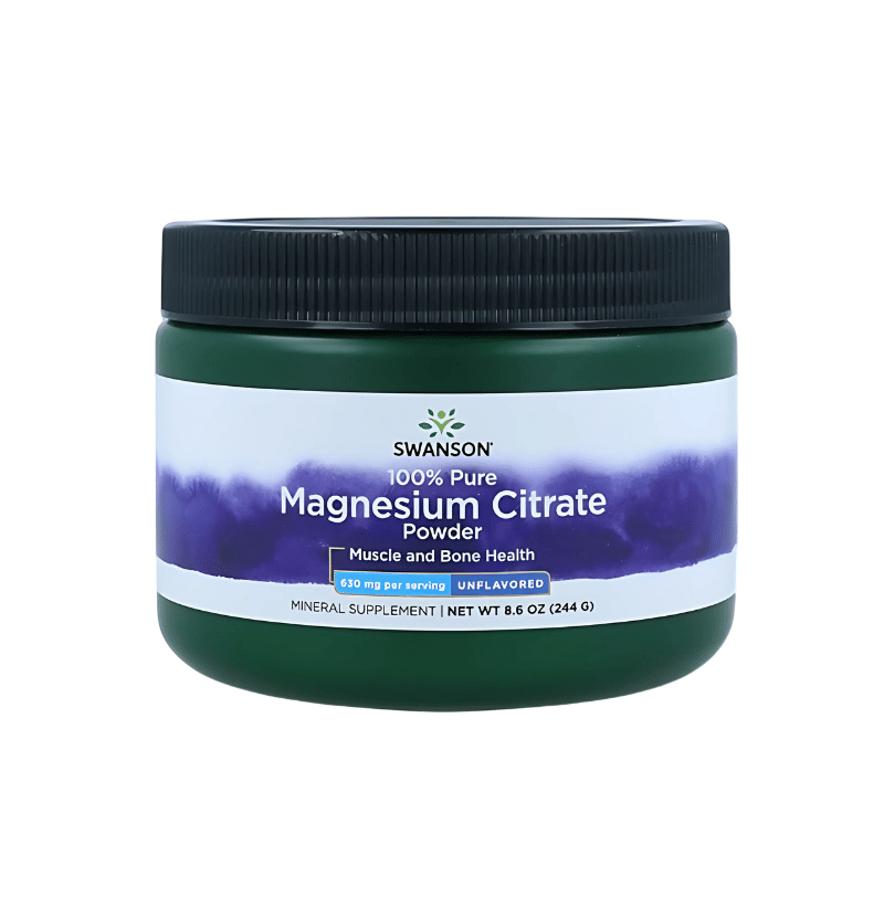Swanson Magnesiumcitrat 244g - Pulver