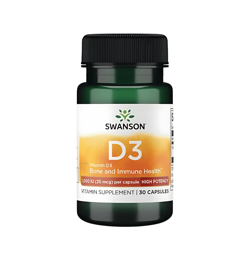 Swanson Vitamin D3 - 1000IE 30 Kapslar