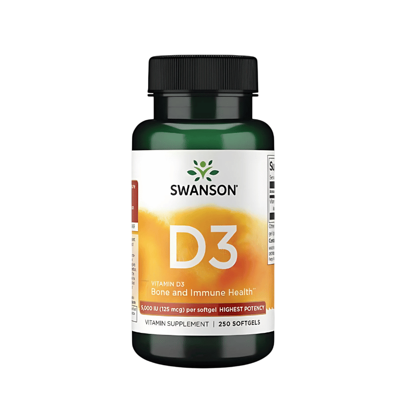 Swanson Vitamin D3 - 2000IE 250 Kapslar