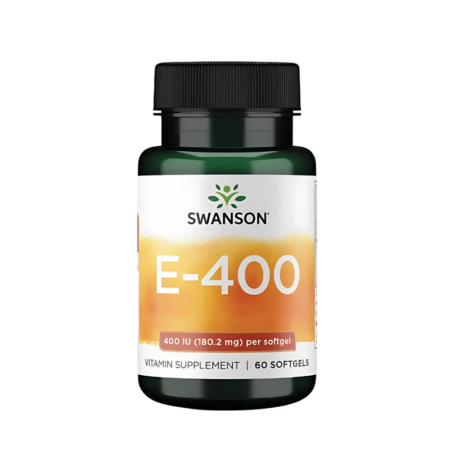 Swanson Vitamin E 400IE 60 Kapslar