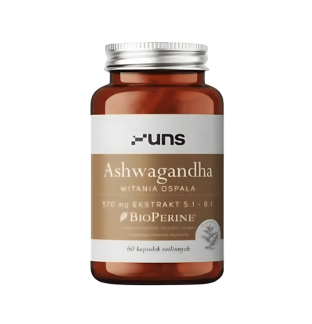 UNS Ashwagandha + BioPerine 570mg 60 Kapslar