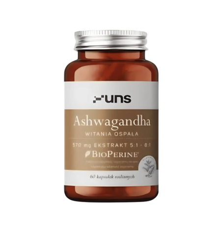 UNS Ashwagandha + BioPerine 570mg 60 Kapslar