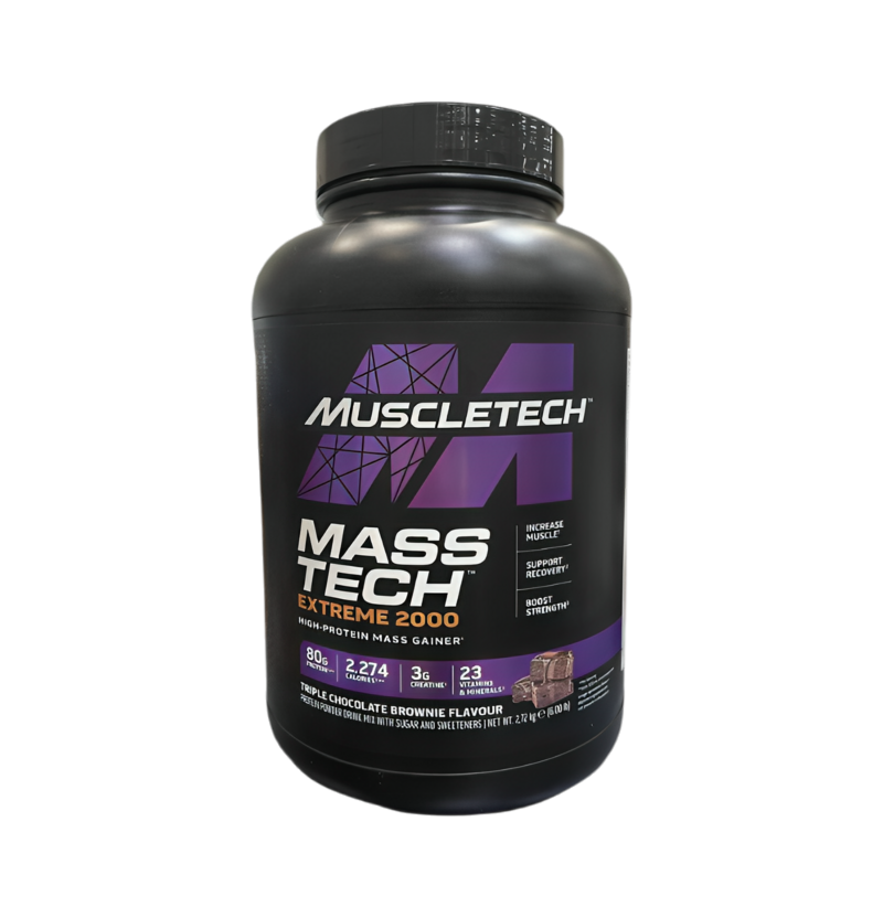 MuscleTech Mass-Tech Extreme 2000, Triple Chocolate Brownie - 2720g