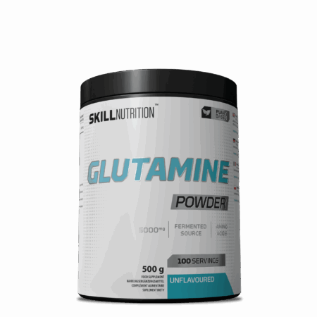 Skill Nutrition Glutamine Unflavoured 500g Pulver