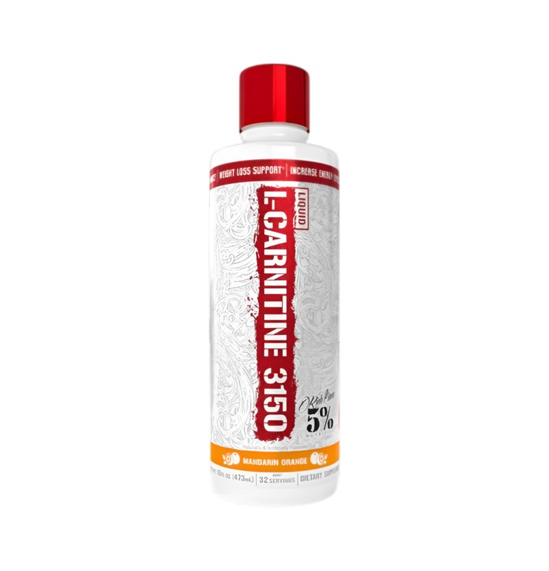 5% Nutrition Liquid L-Carnitine 3150 - Legendary Series, Mandarin Orange - 473 ml