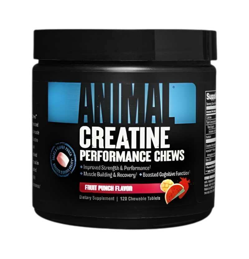Animal Animal Creatine Chews Fruit Punch 120 Tuggtabletter