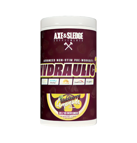Axe & Sledge Hydraulic V2 Non-Stim Pre-Workout Blackberry Lemonade 452g Pulver