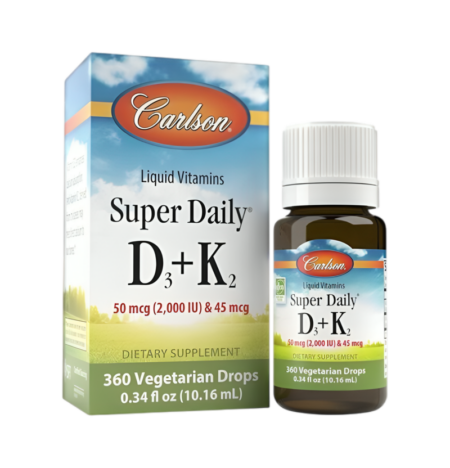 Carlson Labs Super Daily D3 + K2 2000IU 10ml