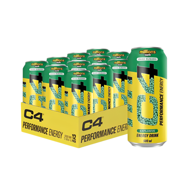 Cellucor C4 Performance Energy, Millions Apple 12 x 500ml
