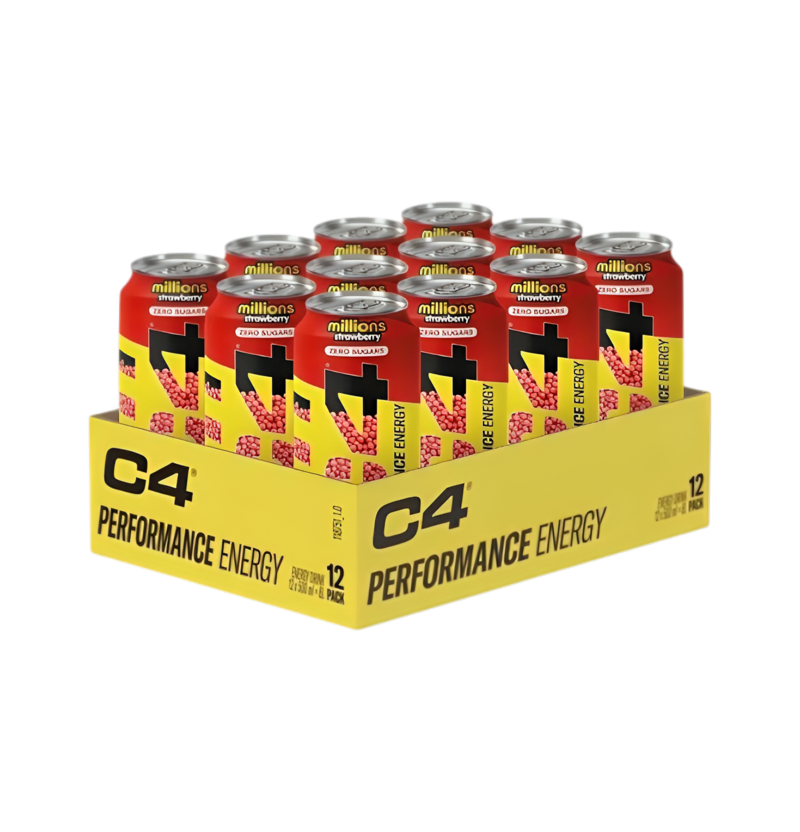Cellucor C4 Performance Energy Millions Strawberry 12 x 500ml