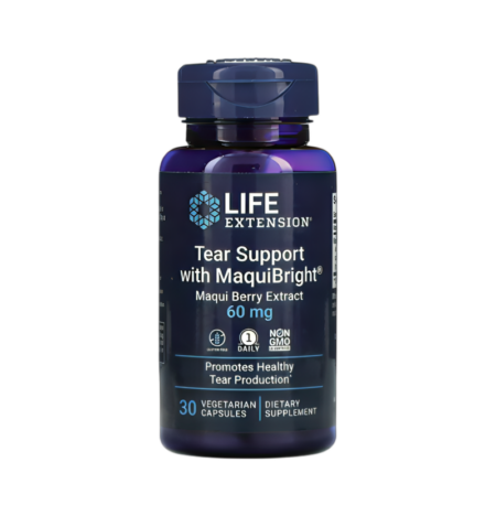 Life Extension Tear Support with MaquiBright (Maqui Berry Extract) 60mg 30 Vegetabiliska Kapslar