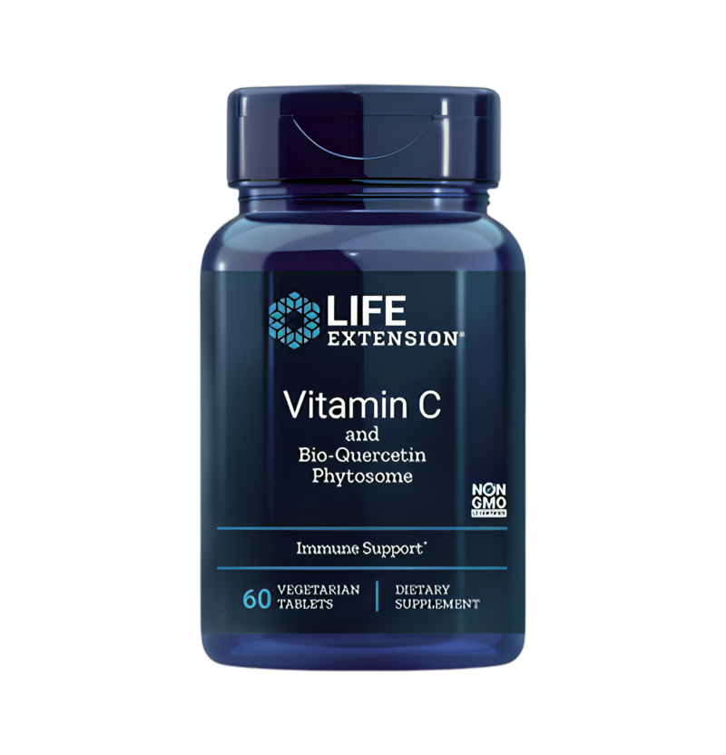 Life Extension Vitamin C and Quercetin Phytosome 60 Vegetariska Tabletter