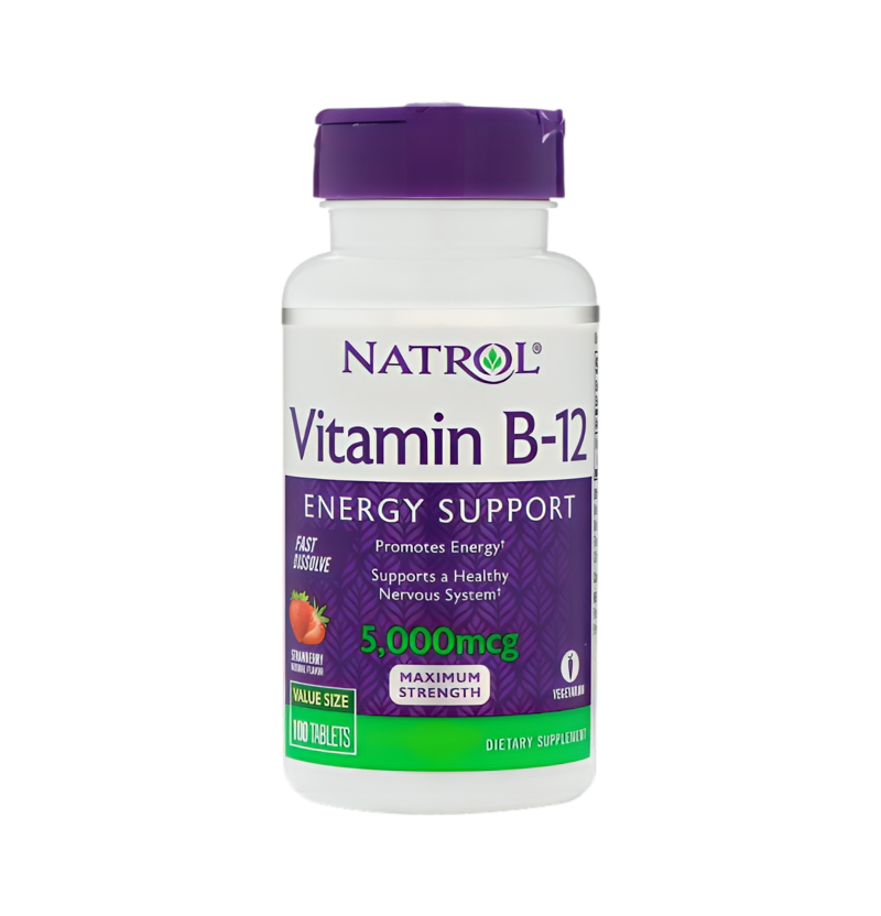 Natrol Vitamin B-12 Fast Dissolve 5000µg 100 Tabletter