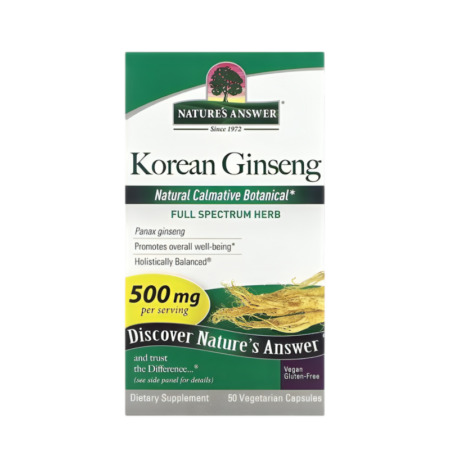 Nature's Answer Korean Ginseng 500mg 50 Kapslar