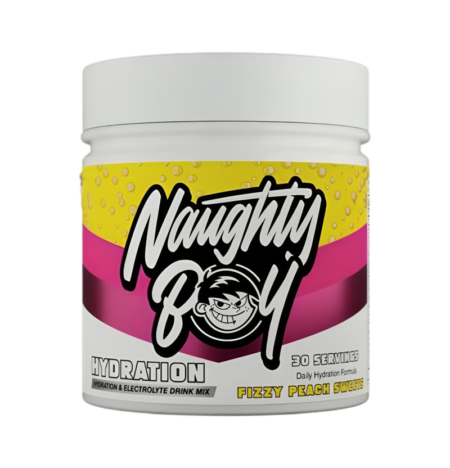 Naughty Boy Hydration, Fizzy Peach Sweets 255g