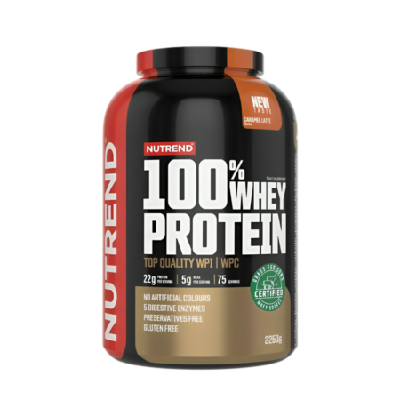 Nutrend 100% Whey Protein Caramel Latte 2250g