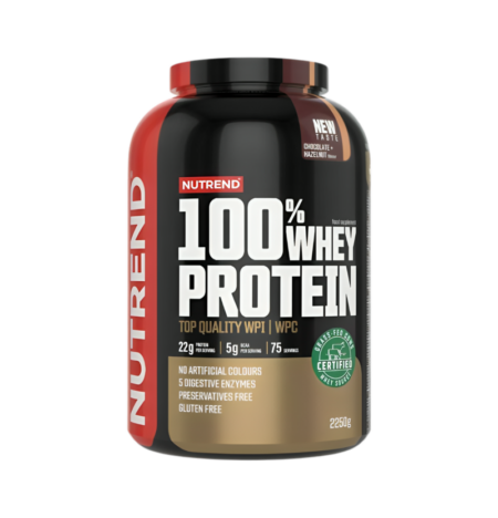 Nutrend 100% Whey Protein, Chocolate & Hazelnut 2250g