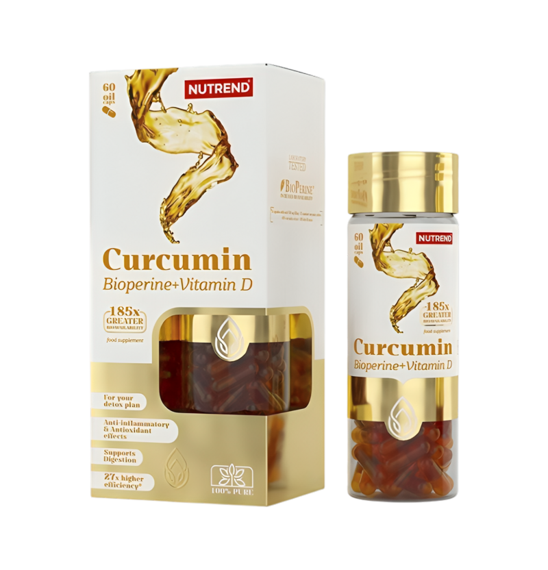Nutrend Curcumin + Bioperine + Vitamin D 60 Kapslar
