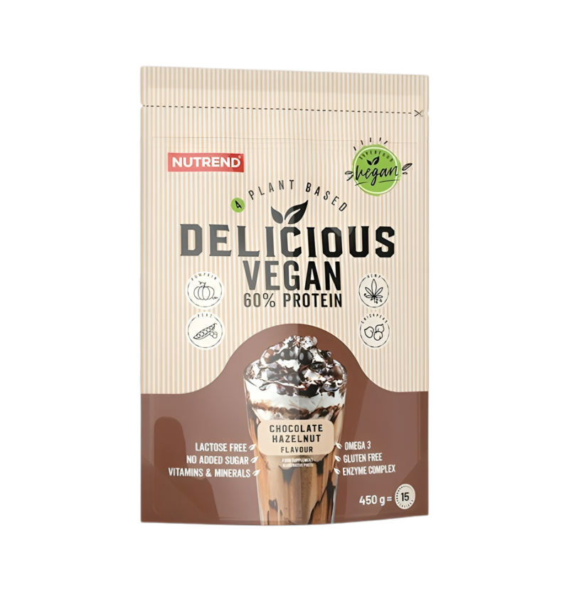 Nutrend Delicious Vegan, Chocolate Hazelnut 450g