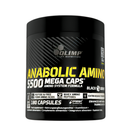 Olimp Nutrition Anabolic Amino 5500, Mega Caps 180 Kapslar