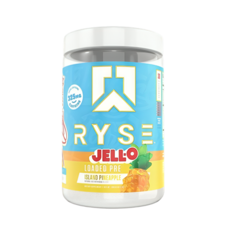 RYSE Loaded Pre Jell-O Island Pineapple 390g Pulver