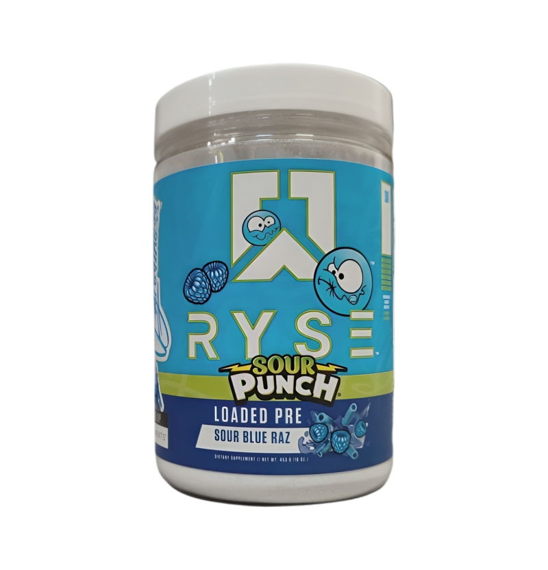 RYSE Loaded Pre Sour Punch Blue Raz 453g