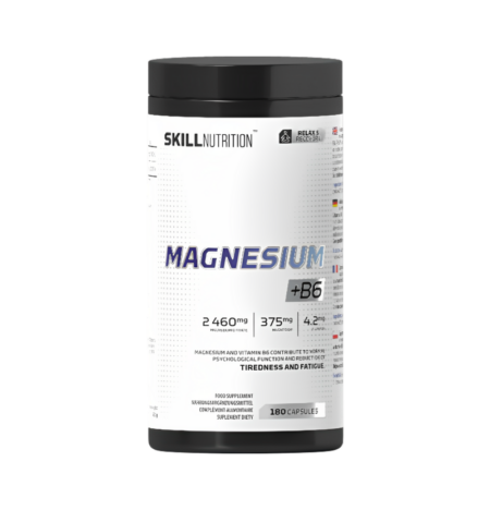Skill Nutrition Magnesium + B6 180 Kapslar
