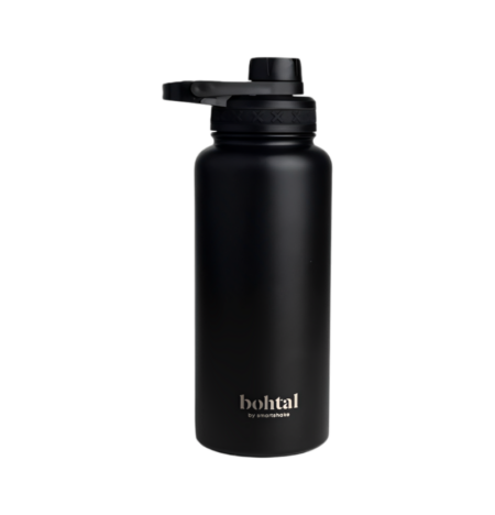 SmartShake Bohtal Isolerad Sportflaska Svart 960ml