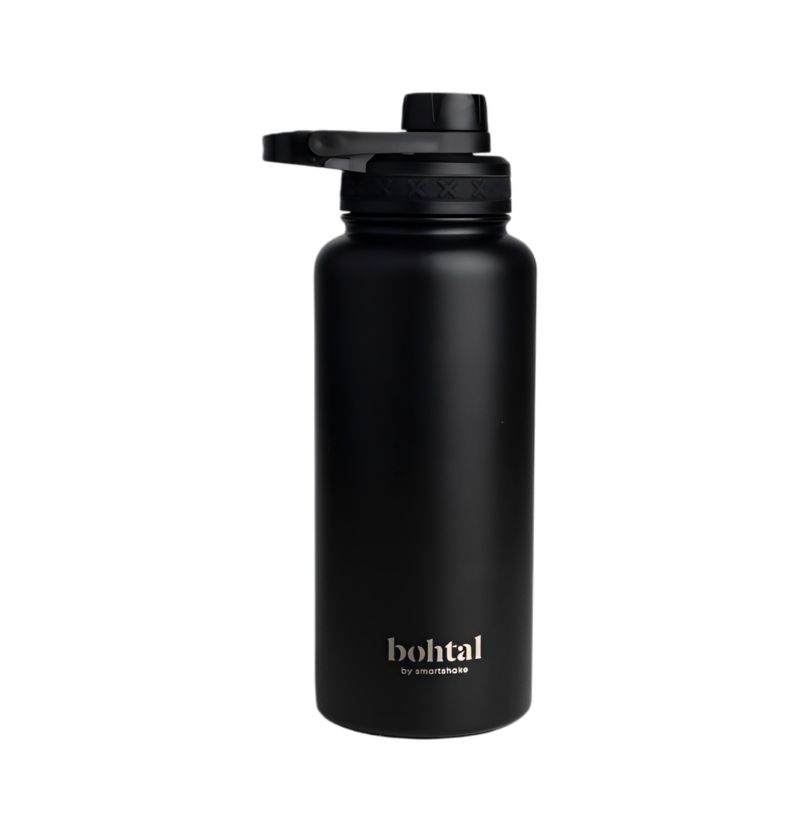 SmartShake Bohtal Isolerad Sportflaska Svart 960ml