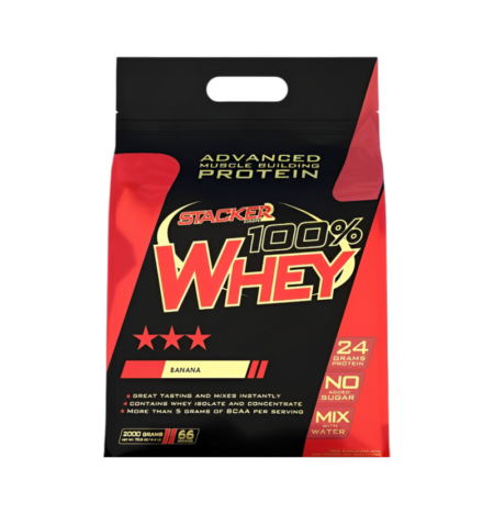 Stacker2 Europe 100% Whey, Banana 2000g