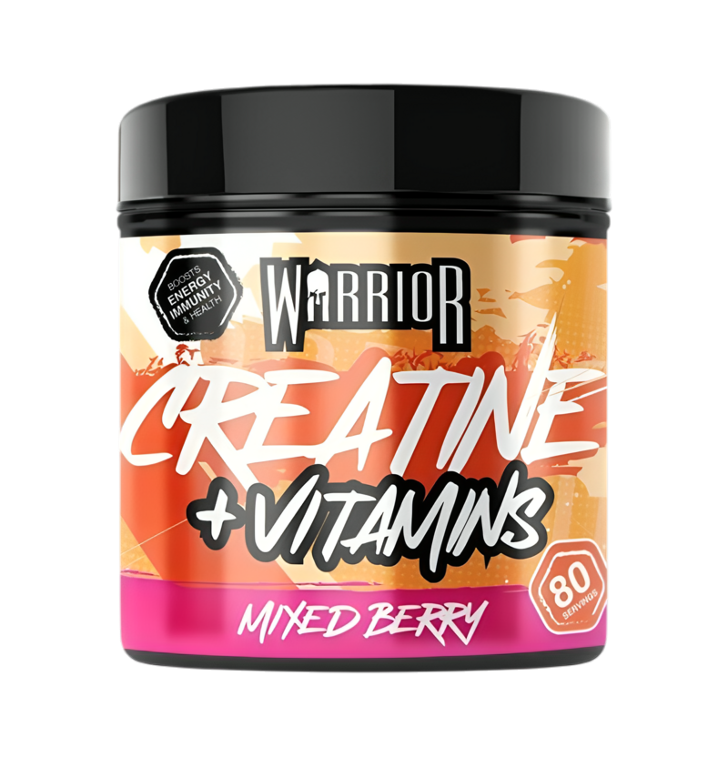 Warrior Creatine + Vitamins, Mixed Berry 360g