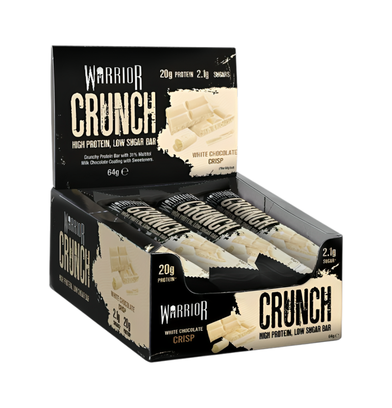 Warrior Crunch Bar White Chocolate Crisp 12 Barer
