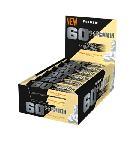 Weider 60% Protein Bar Vanilla-Carmel 24 x 45g