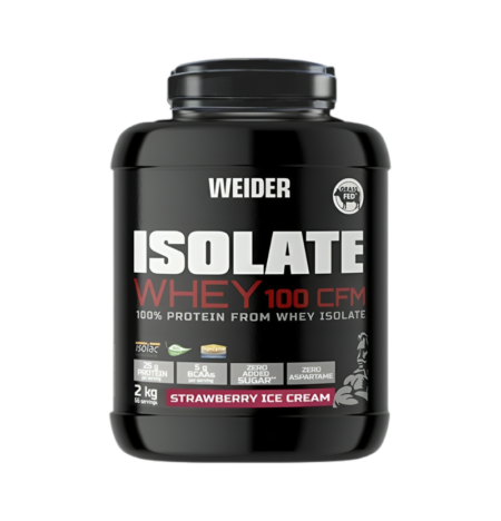 Weider Isolate Whey 100 CFM, Strawberry Ice Cream - 2000g