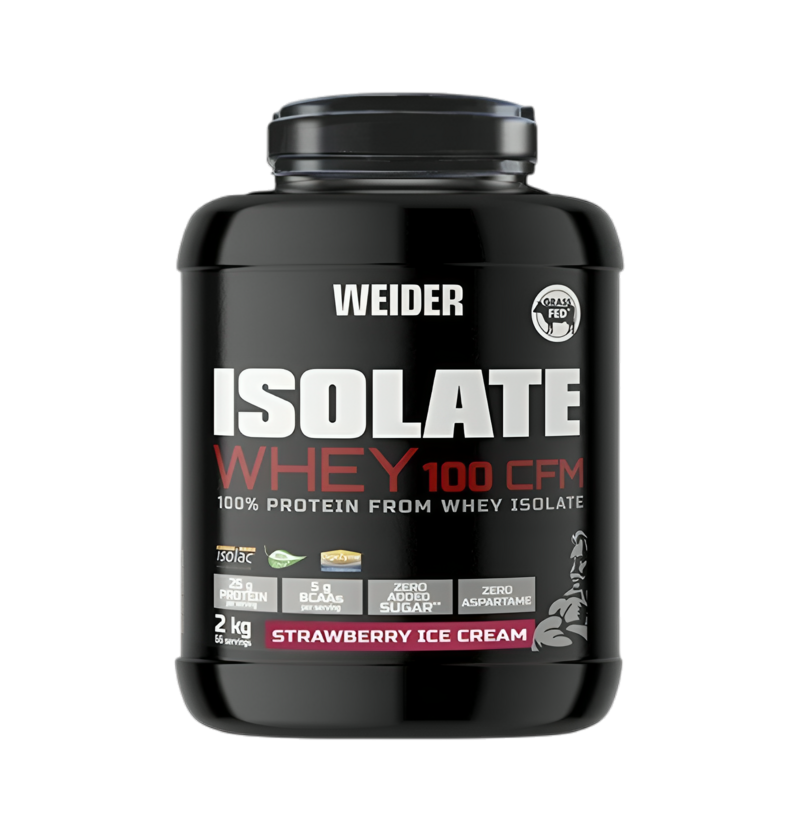 Weider Isolate Whey 100 CFM, Strawberry Ice Cream - 2000g