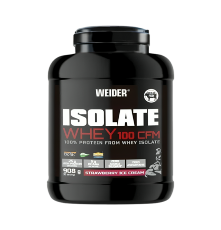 Weider Isolate Whey 100 CFM, Strawberry Ice Cream 908g