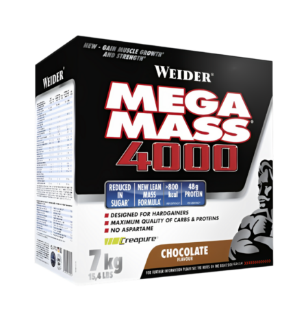 Weider Mega Mass 4000 Strawberry 7000g Pulver