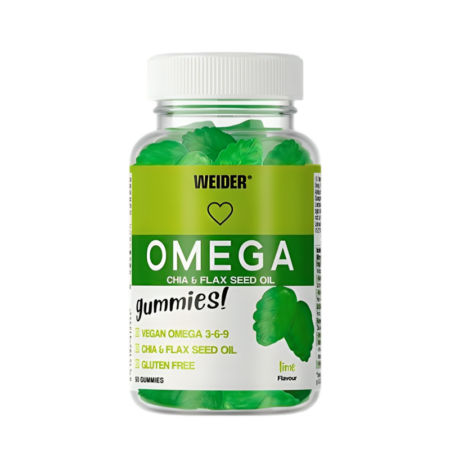 Weider Omega Gummies Lime 50 Gummitabletter