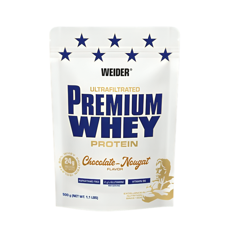 Weider Premium Whey Chocolate Nougat 500g Pulver