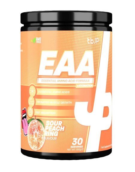 Trained by JP EAA + Hydration, Sour Peach Ring 300g