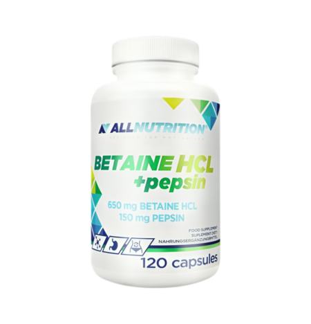 Allnutrition Betaine HCl + Pepsin 120 Kapslar